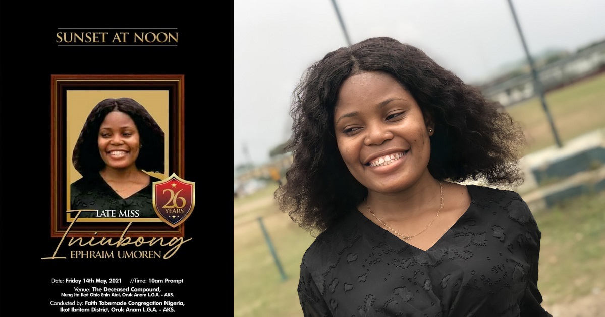 Iniubong Umoren family announces burial date