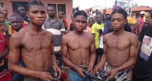 Three young men arrested