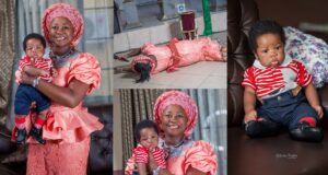 Nigerian woman gives