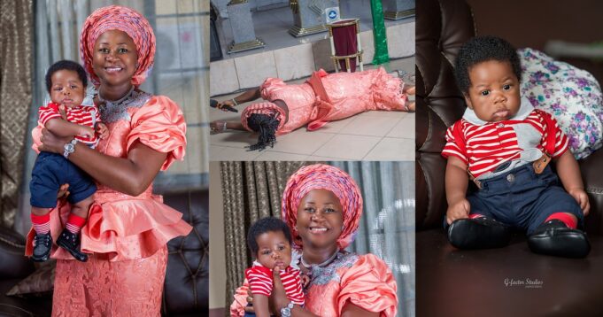 Nigerian woman gives