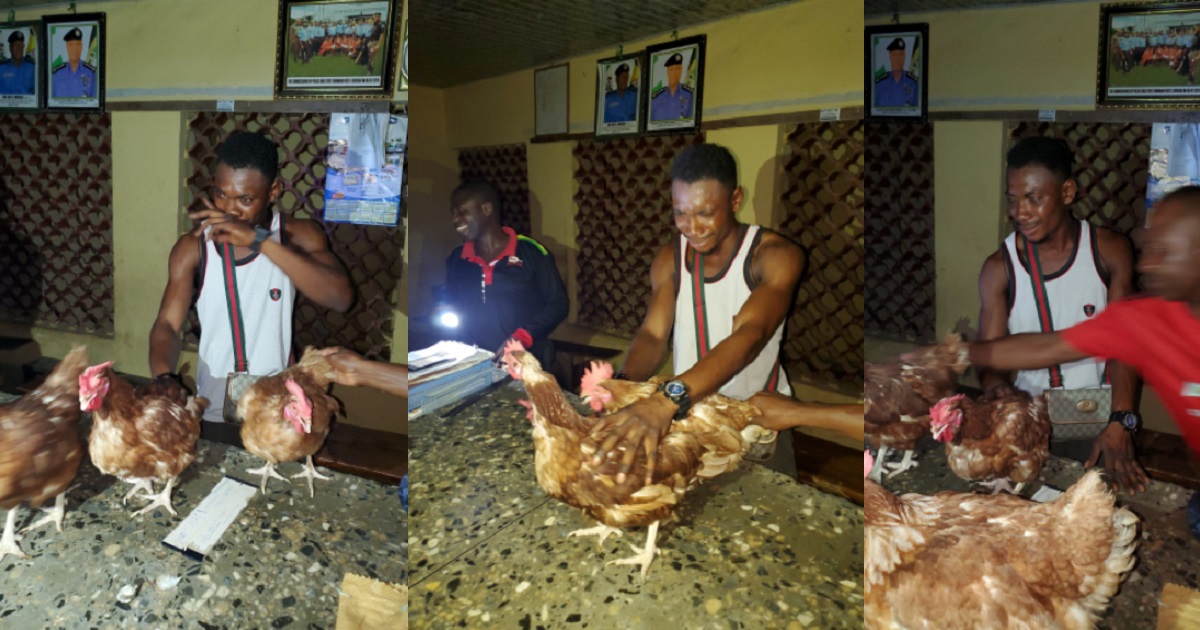 Poultry worker who steals chicken from his workplace at night cries as