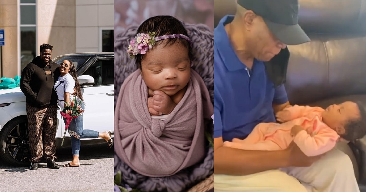 Davido’s brother, Adewale shares lovely video of his daughter meeting