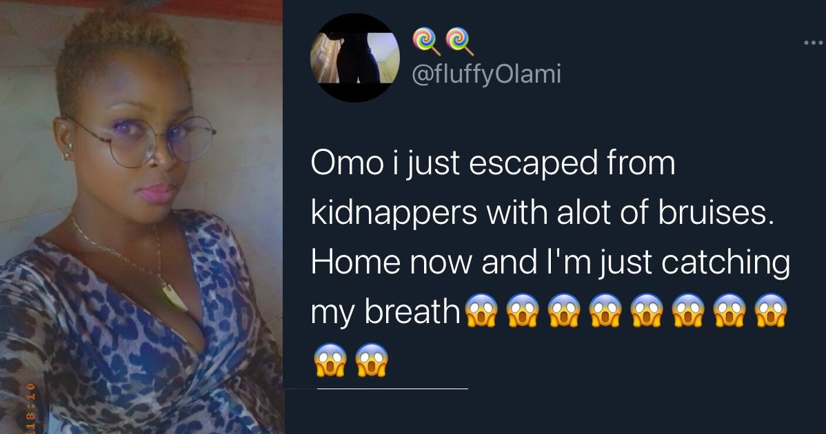 Lady narrates how she narrowly escaped being kidnapped by one-chance operators in Ibadan, Oyo
