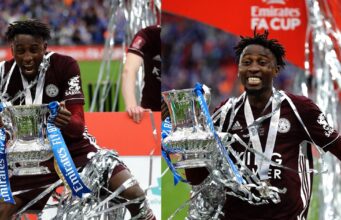 Wilfred Ndidi reacts