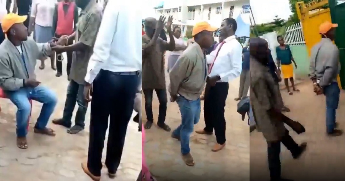 Suspected kidnapper arrested for trying to steal kids from school in Abuja (Video)