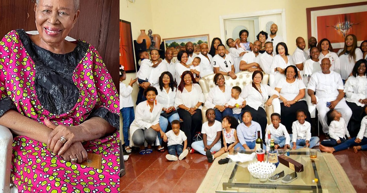 Checkout photos of 96-year-old Nigerian woman who has 12 children, 36 grandchildren and 43 great grandchildren