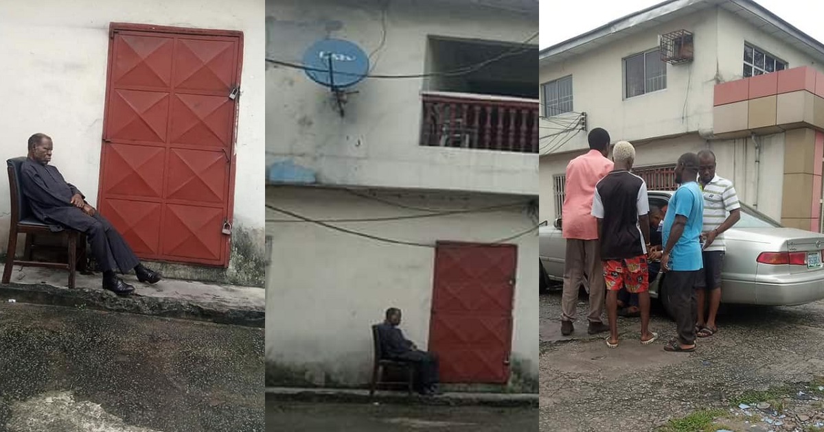 Landlord locks PHED officials in Port Harcourt out of their office over unpaid rent (Photos)