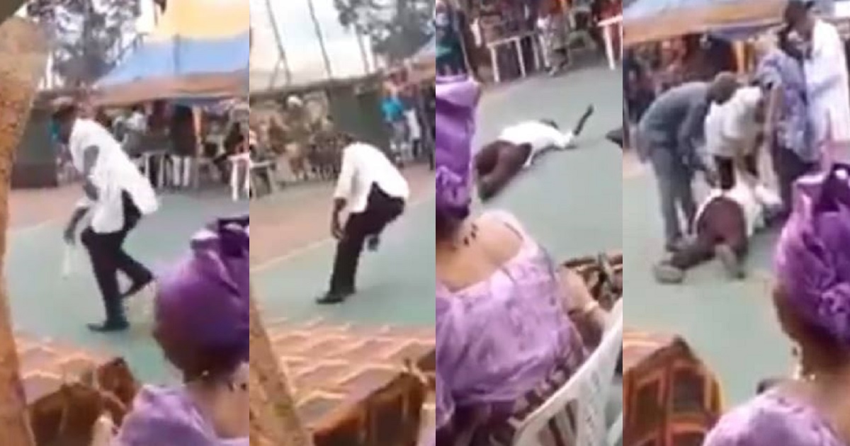 Man slumps and dies while dancing at an event in Rivers state (video)