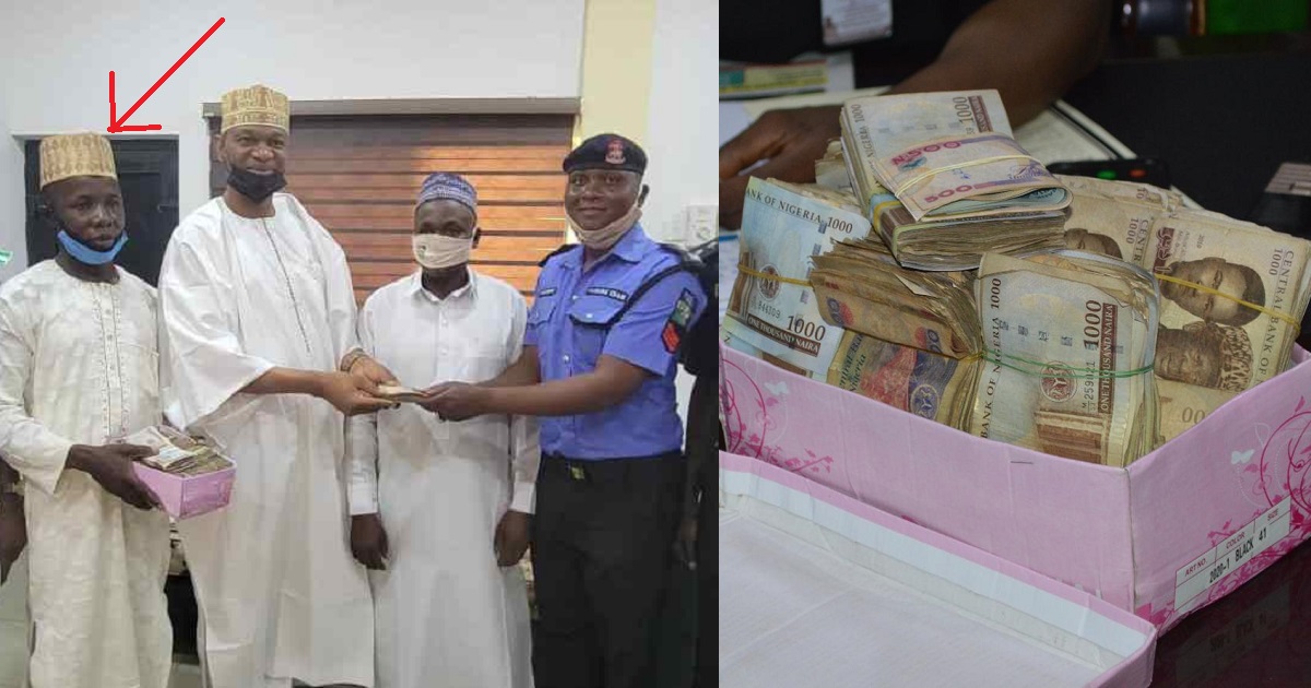 Police officer returns sum of N1.2m discovered at an accident scene