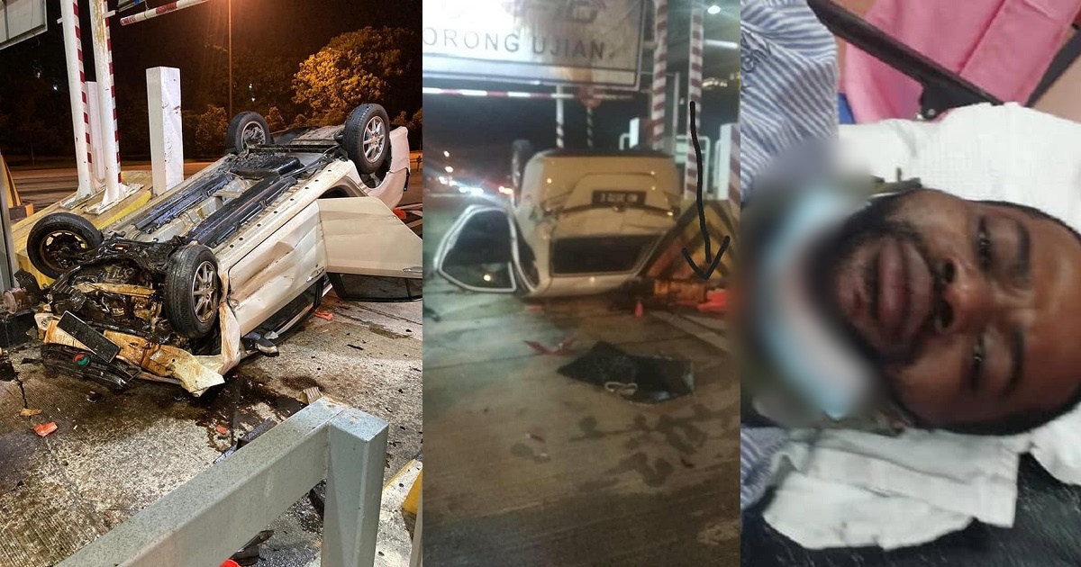 “I am alive” – Nigerian man says after narrowly escaping death in ghastly auto crash