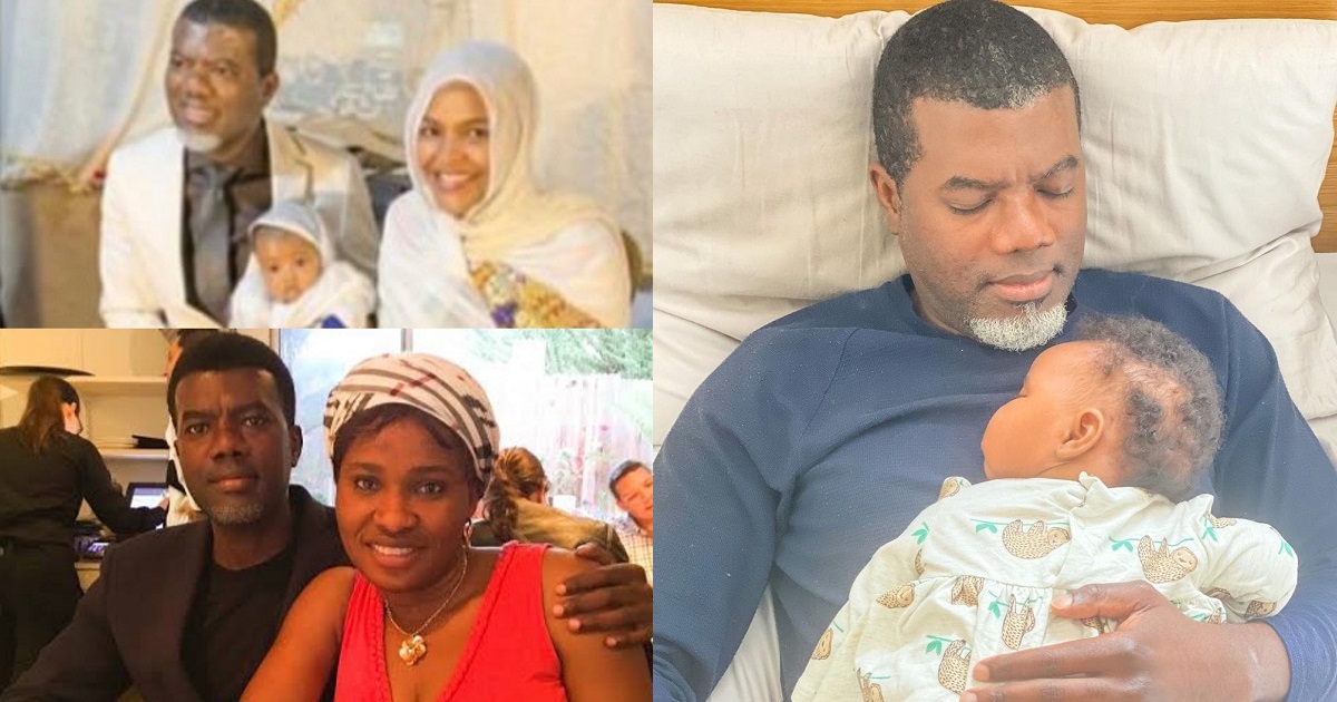 “We stand by our story” – News publication insists Reno had a child with another woman as photo of him with his ‘wife’ at his child’s dedication is compared to other photos of his wife
