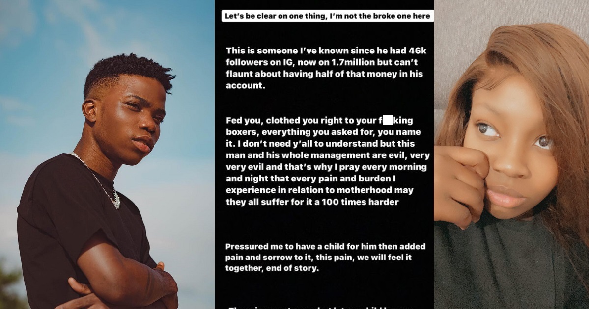“He’s evil…he pressured me to have a child for him then added pain and sorrow to it” – Singer Lyta’s babymama, Kemi, continues to drag him.