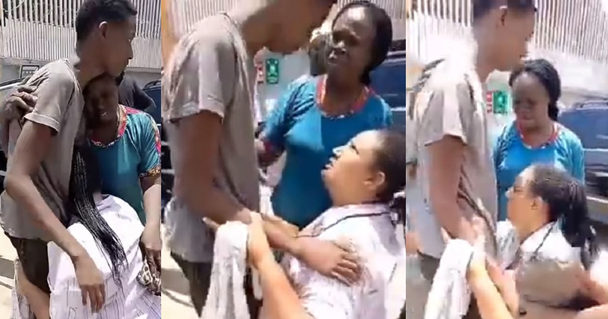 Abducted Greenfield student reunites with his family after being released by bandits (video)