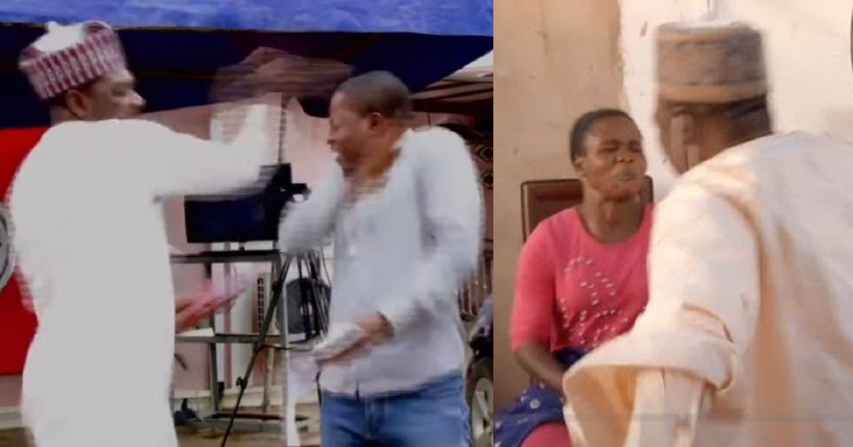 Human rights activist, Ahmed Isah of Brekete Family seen slapping a man in another video weeks after slapping an abusive woman (video)