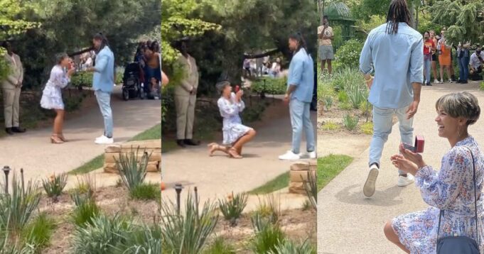 lady proposeed Lady proposes