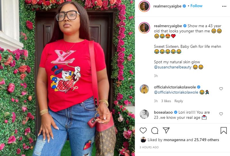 Mercy Aigbe brags 