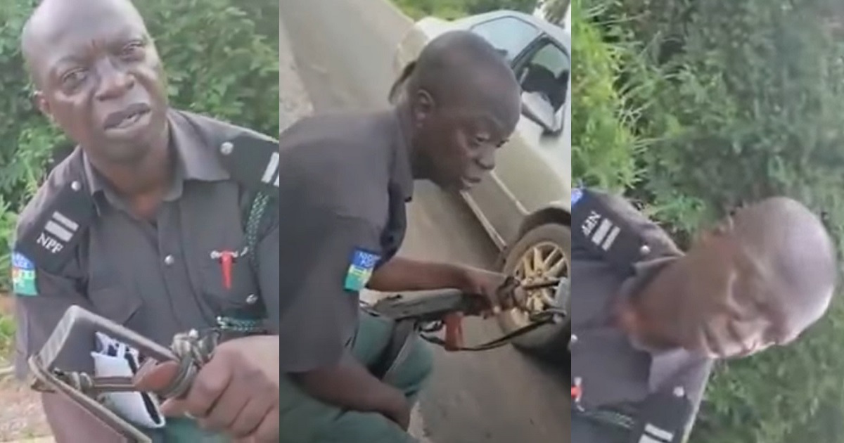 “I don’t want transfer. I want cash” — Bribe seeking police officer tells man driving without a tinted permit (video)