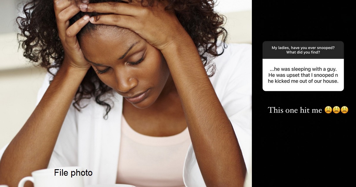 “I found out he was sleeping with a man” – Nigerian woman, who snooped through her husband’s phone, reveals.