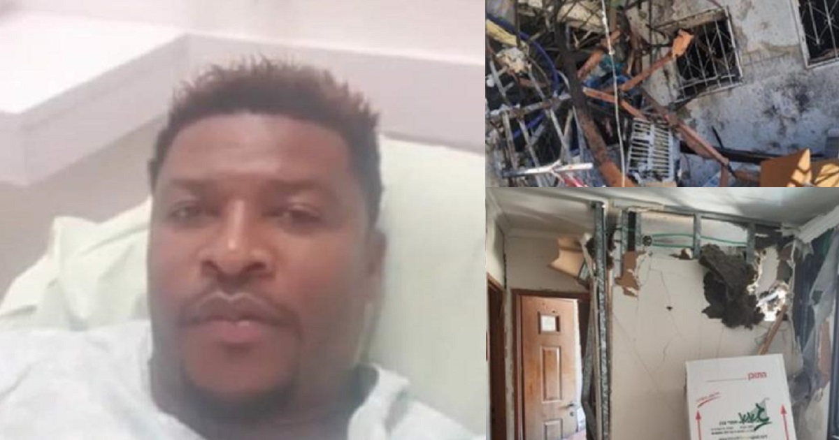 Retired Nigerian striker, Ibezito Ogbonna, survives after his house in Israel was hit by a rocket from Gaza
