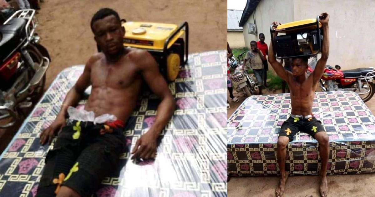 Young man nabbed for allegedly stealing generator and mattress in Delta community