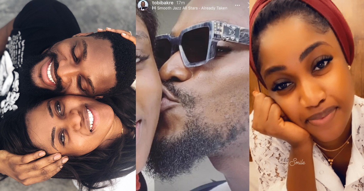 BBNaija’s Tobi Bakre shows off his stunning girlfriend, Anu (Photos)