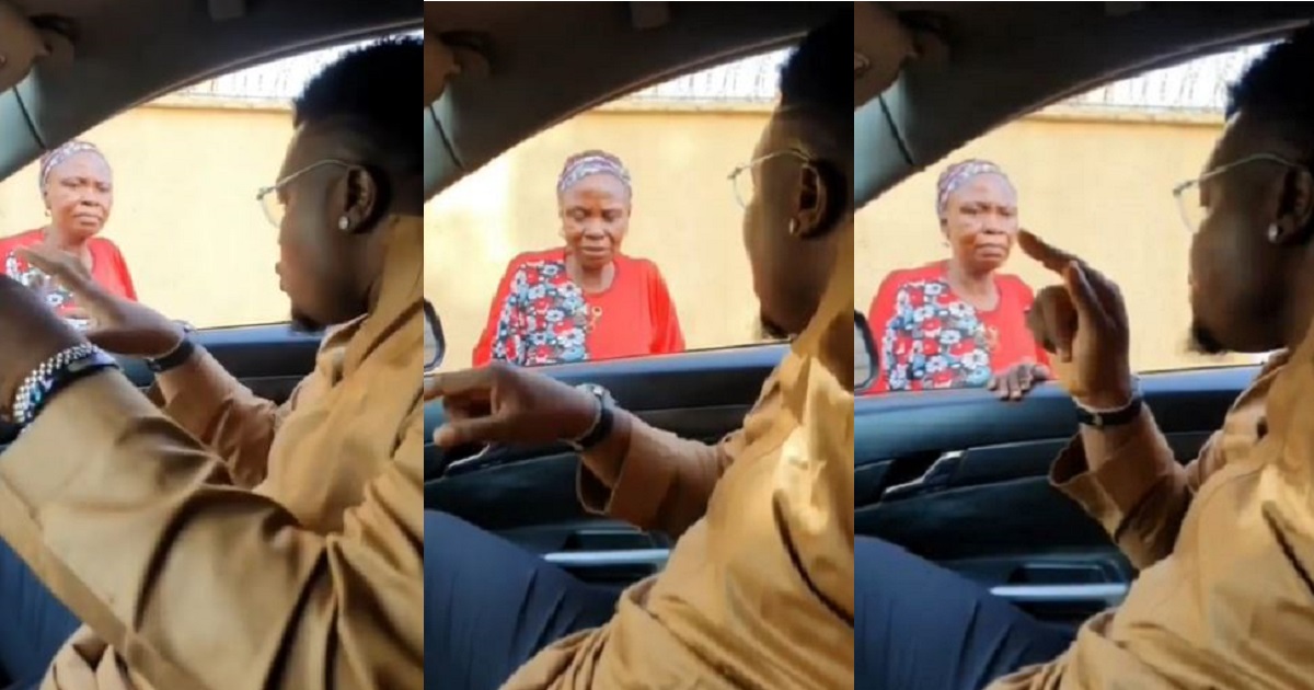 Gov Yahaya Bello’s aide confronts woman he gave a furnished house who ‘sold’ everything in it and returned to beg on the streets with her kids (video)