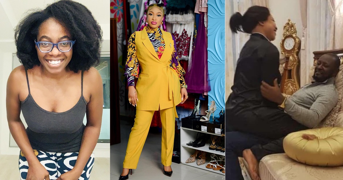 “Shut the F*ck up” – Actress Tonto Dikeh berates Media Personality, Shade Lapido, for saying she didn’t learn from her previous failed relationships.