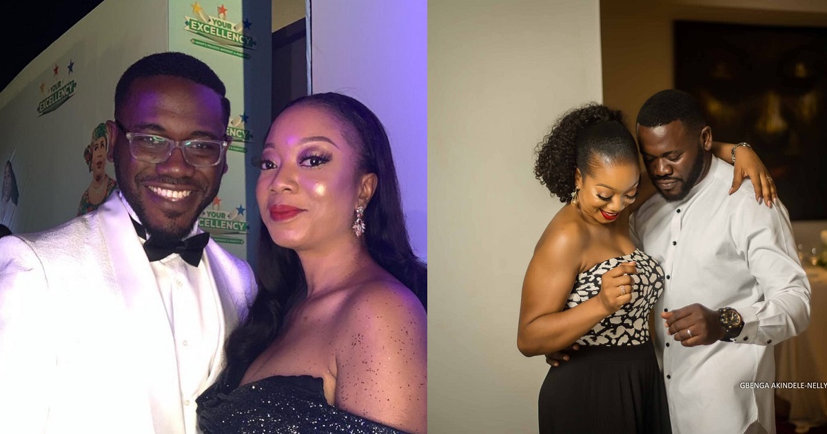 Thank God for creating you, bringing us together and packaging me enough for you”- Actor Deyemi Okanlawon, celebrates his wife