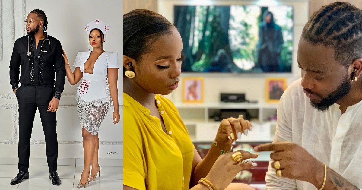 “I vow to love you forever baby” – BamBam writes her Hubby, Teddy A on his birthday.