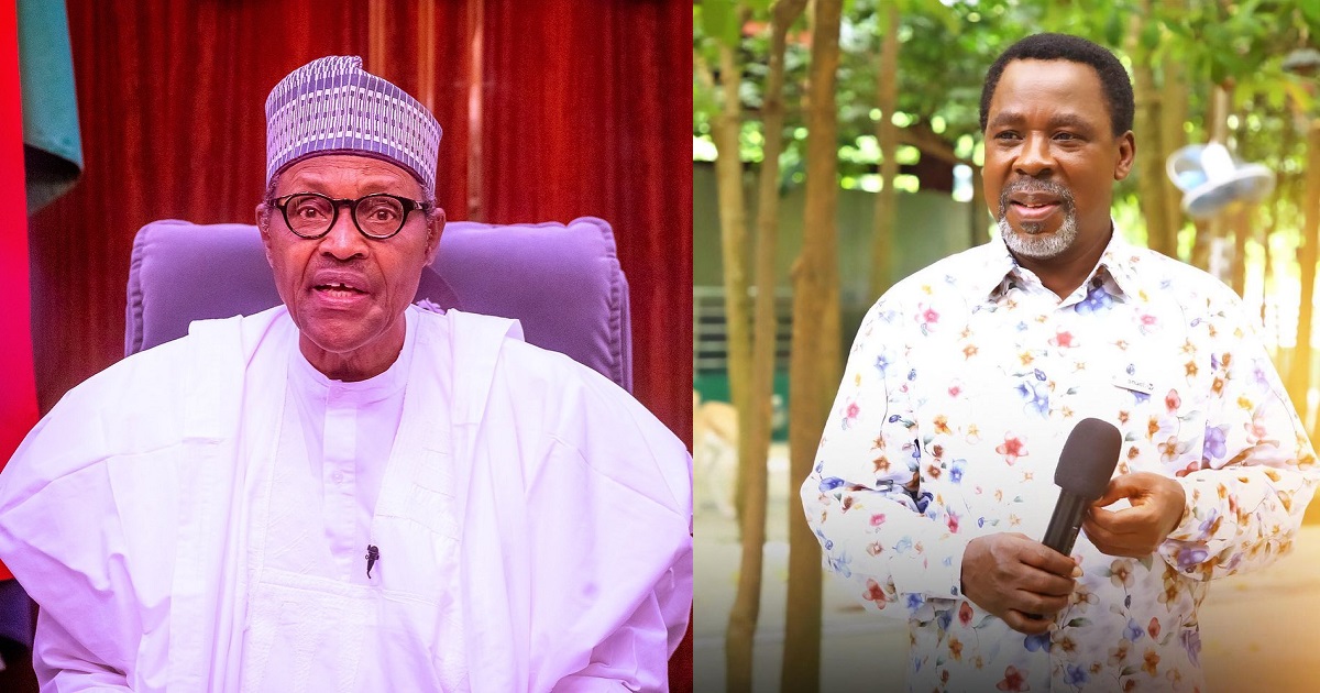 President Buhari mourns Pastor TB Joshua