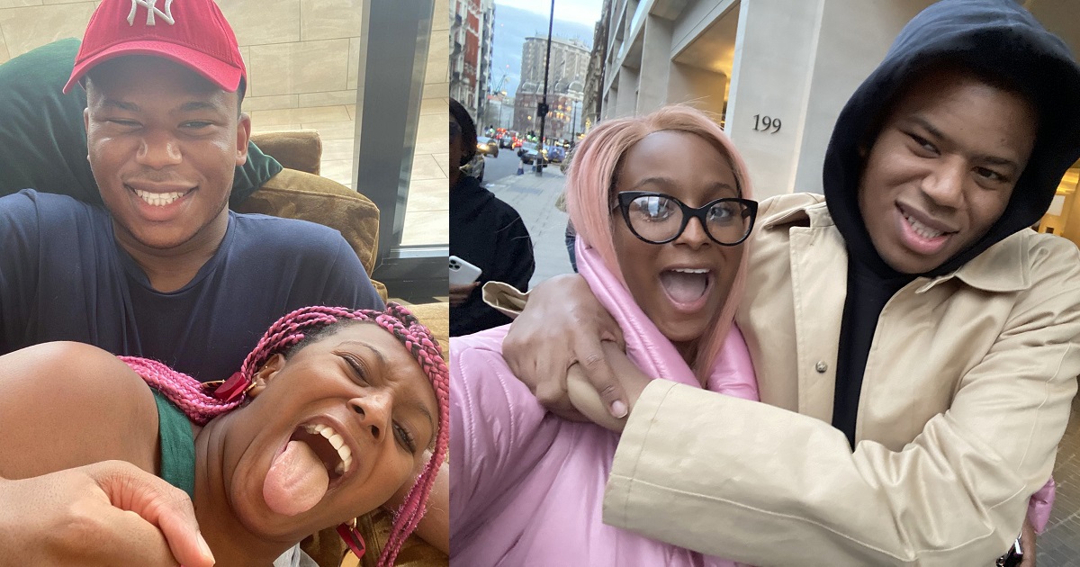 “He has severe Autism….but he is my God-given gift” – DJ Cuppy celebrates her younger brother, Fewa on his birthday.