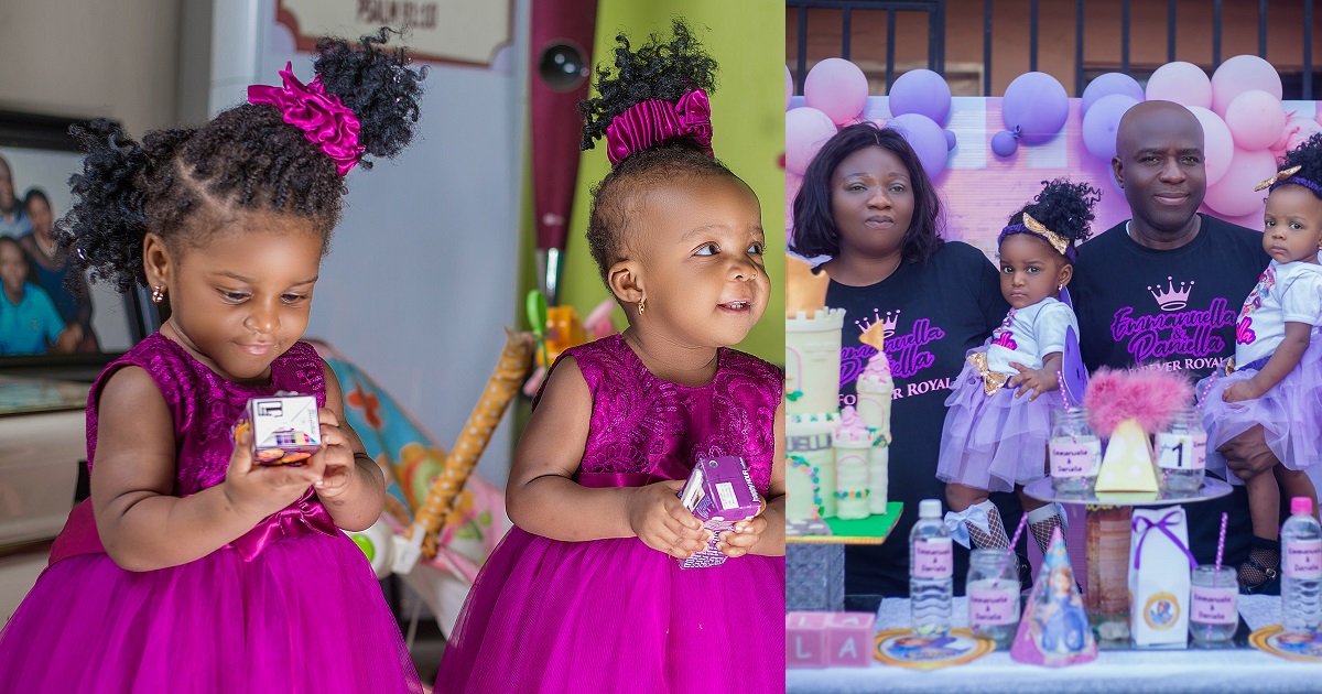 Nigerian couple celebrates their twins who they welcomed after 17 years of waiting