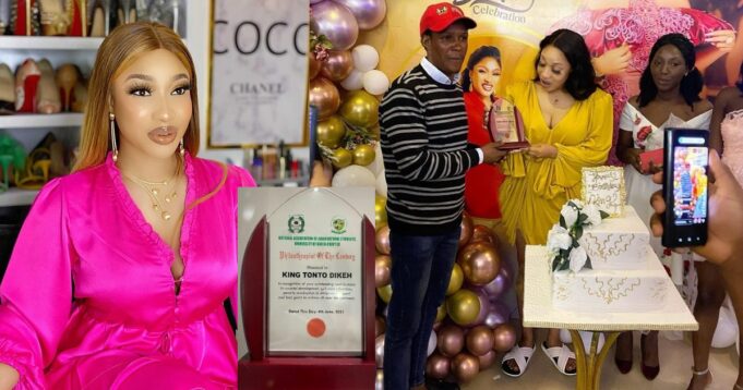 Tonto Dikeh awarded