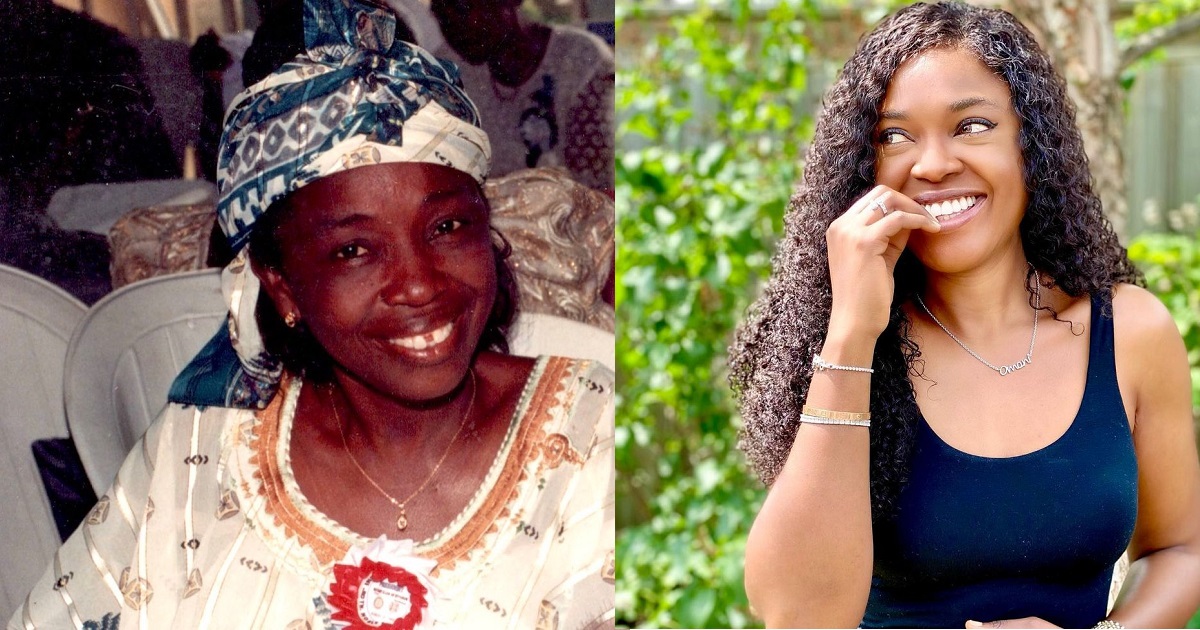 “Poverty is a bastard” – Actress, Omoni Oboli writes as she revealed how her late mother “hustled” and used to buy (okrika) clothes for her.