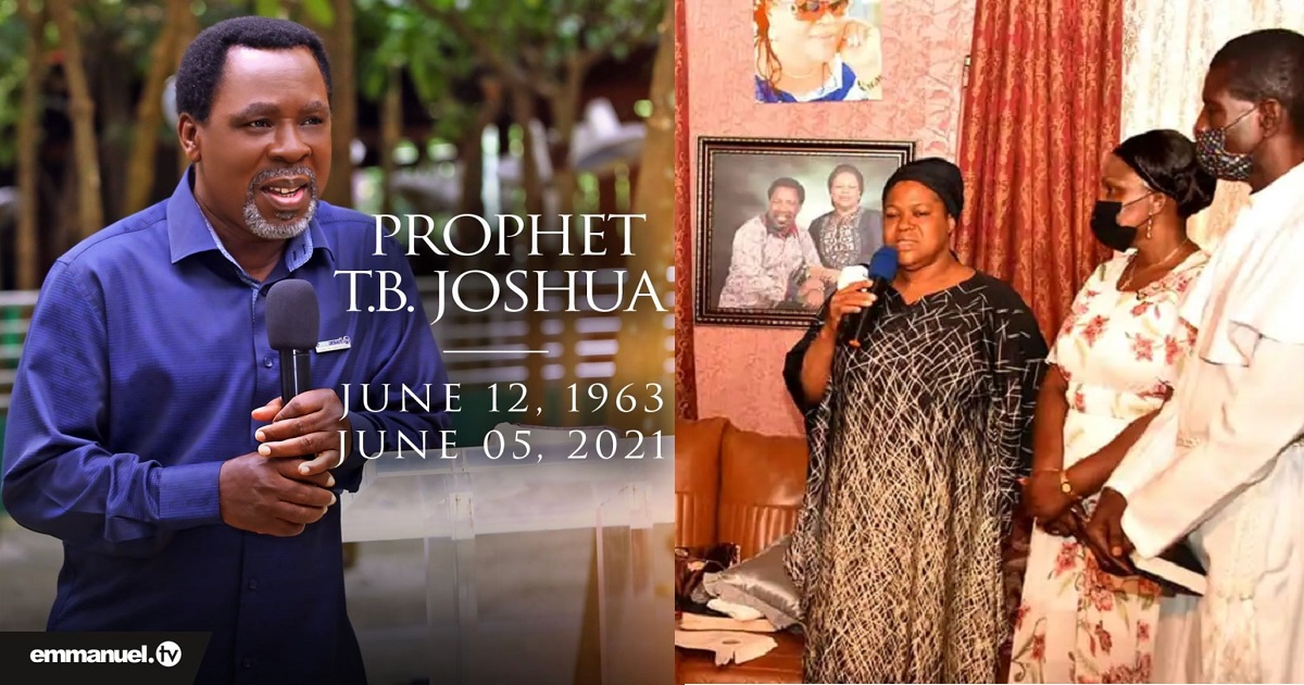 Why I Am Not Surprised by My Husband’s Death – TB Joshua’s Wife speaks