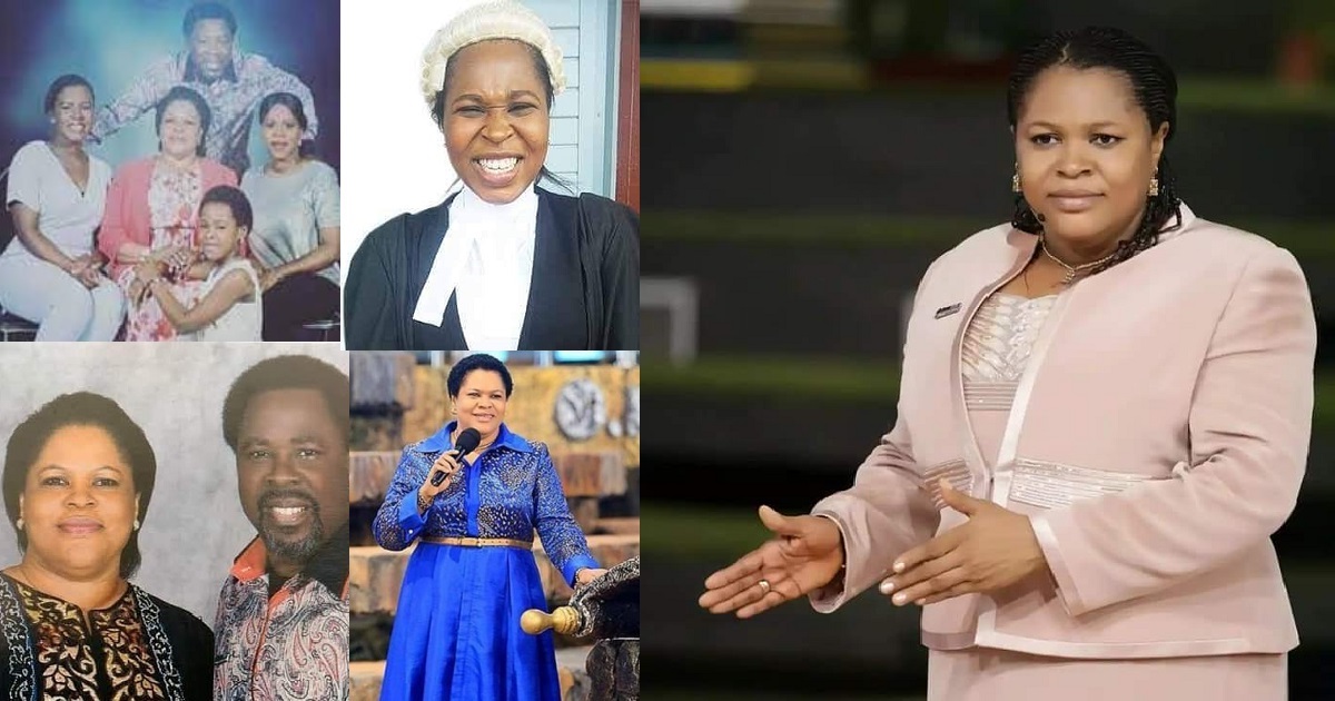 Rare photos of Late Prophet, T.B Joshua’s wife and three children