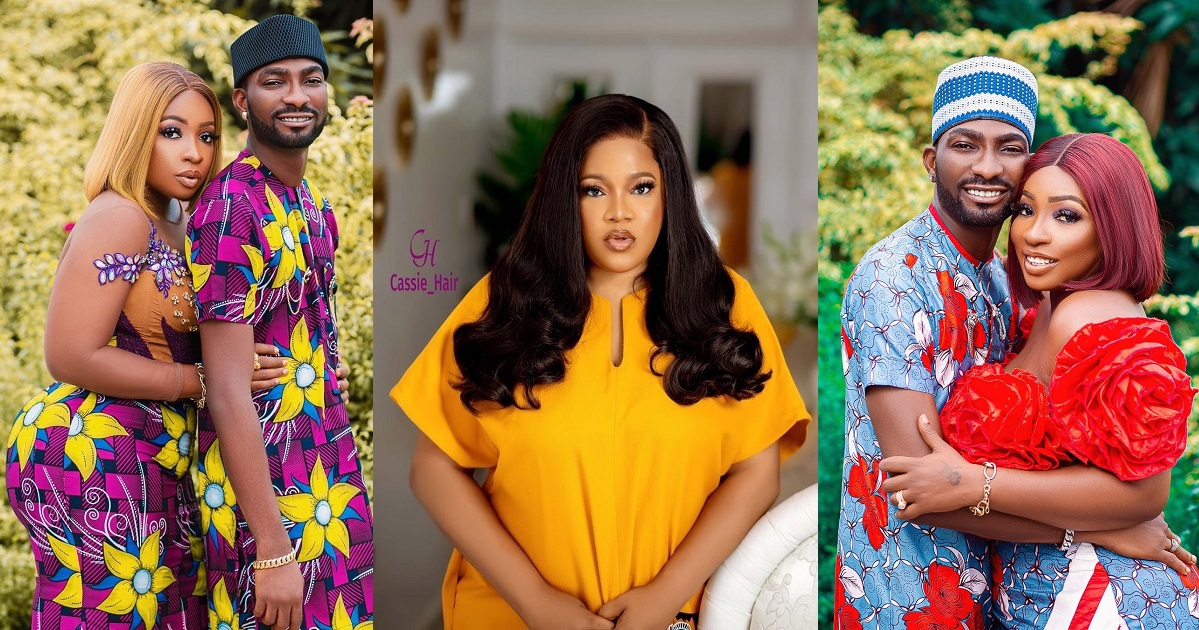 “You are next in-line” – Toyin Abraham prays for Anita Joseph after congratulating Uche Ogbodo for the birth of her child.