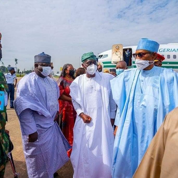 President Buhari arrives