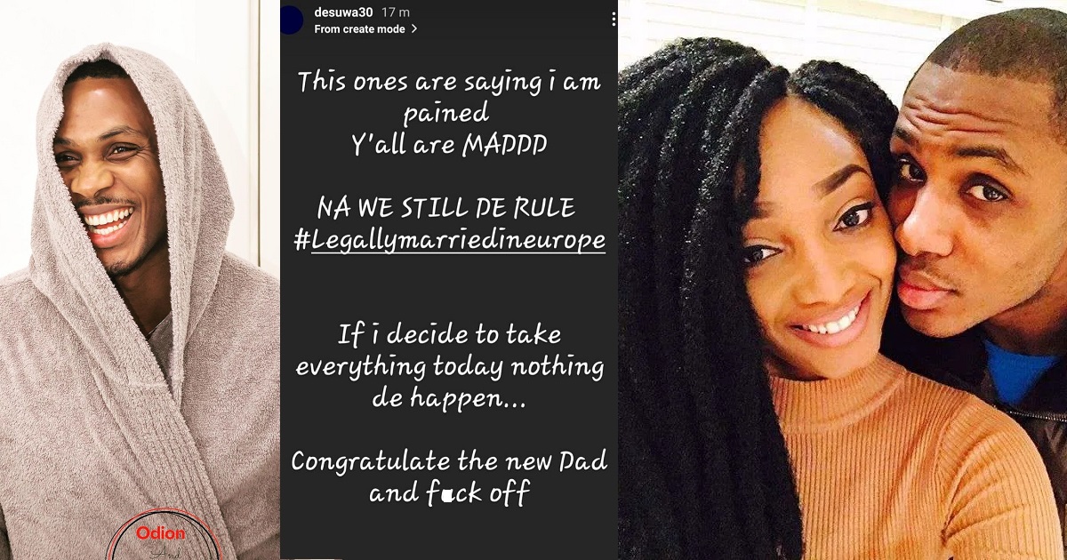 “You can never bring a good man down..” – Ighalo reacts after he was called out by his Wife ; she replies.