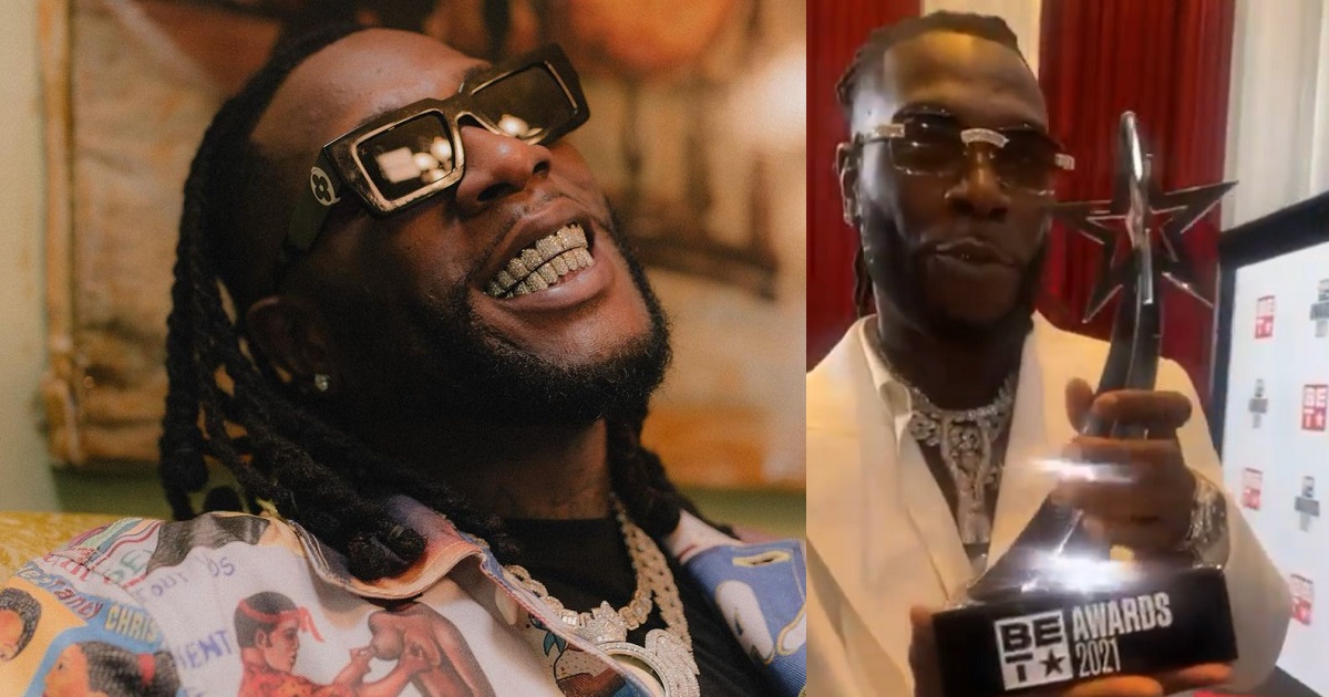 Singer Burnaboy wins the Best International Act at the Bet Awards….He is now a three-time winner (Video)
