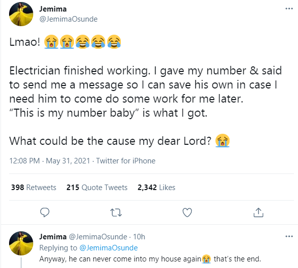  Jemima Osunde shares