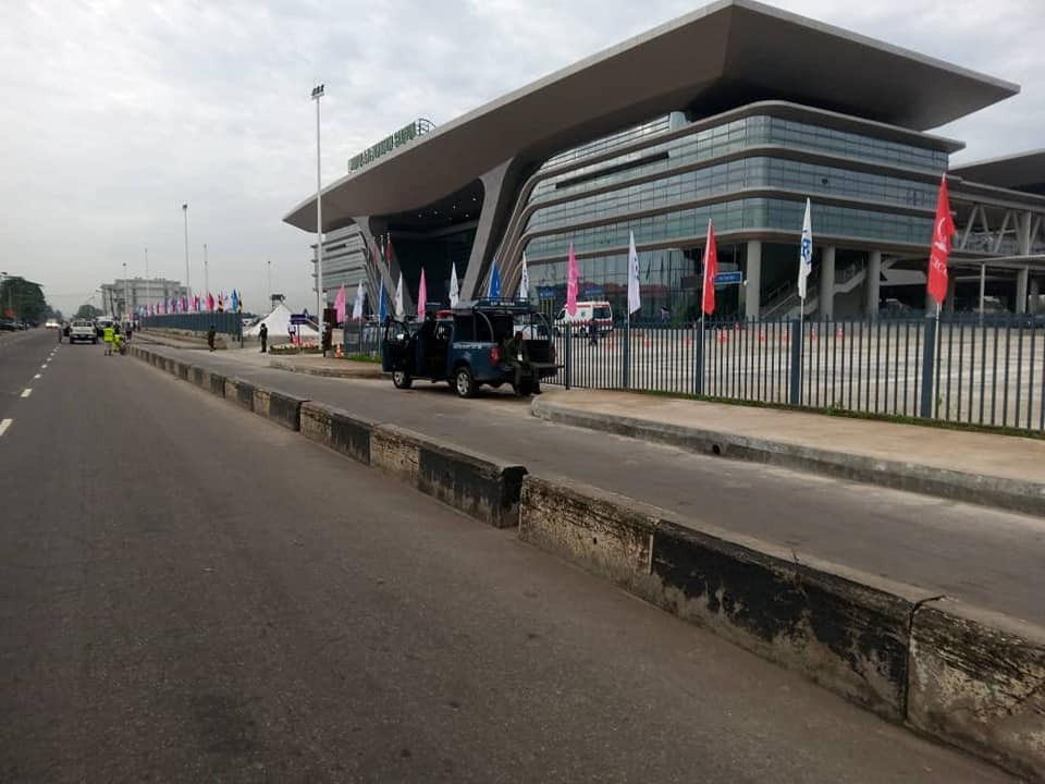 President Buhari arrives 