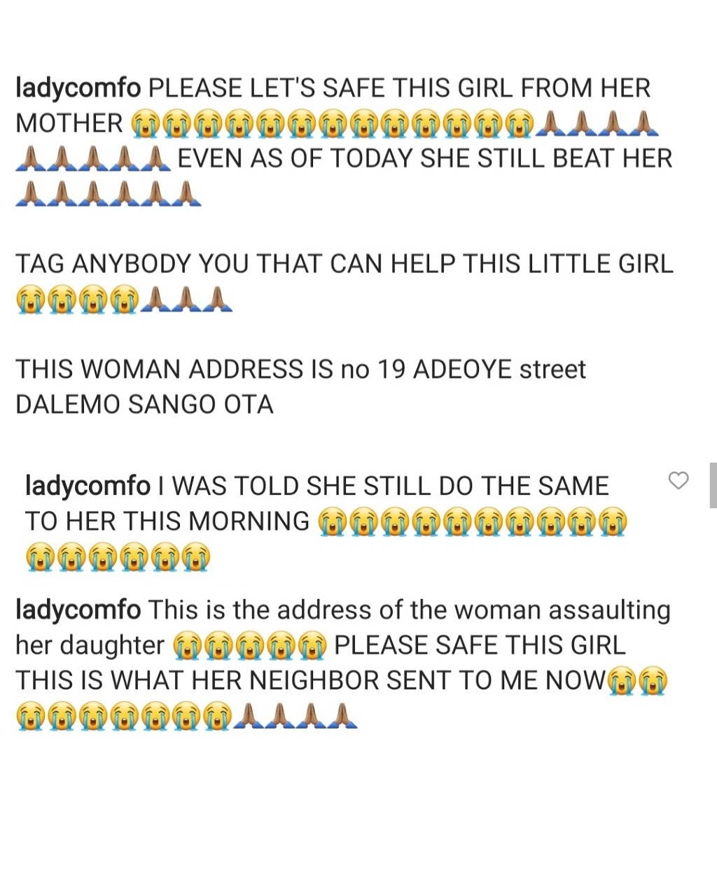 <img src="https://www.yabaleftonline.ng/wp-content/uploads/2021/06/womanfre.jpg" alt="Woman filmed brutally assaulting " width="1200" height="630" class="aligncenter size-full wp-image-632331" />