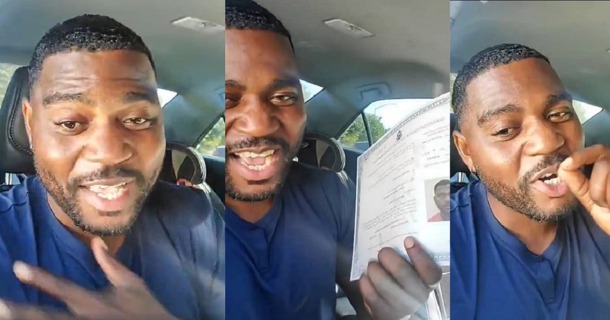 “If you are happy for me, God will do same for you” – Actor, Bigvai Jokotoye prays for other Nigerians as he becomes a US citizen (video)
