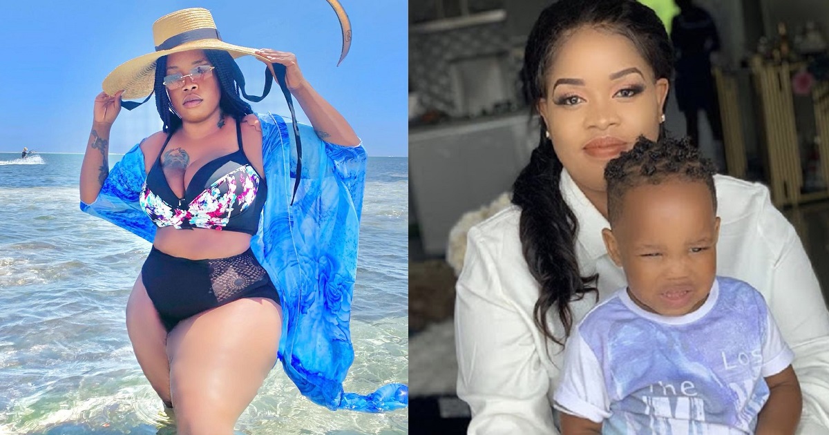 “I don’t want him to blame me for bringing him to limelight” – Socialite, Bridget Achieng writes as she puts up son’s Instagram account for sale