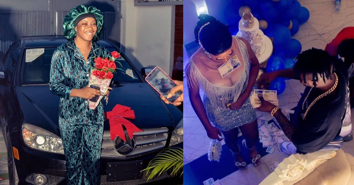 Man buys car for his girlfriend who stood by him when he was broke