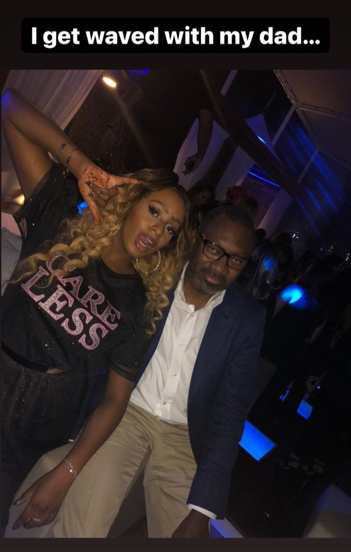 DJ Cuppy shares long list