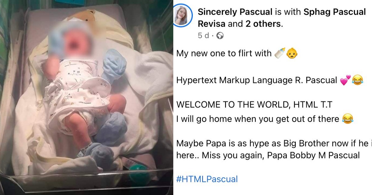 Web designer names his son HTML in honour of his profession
