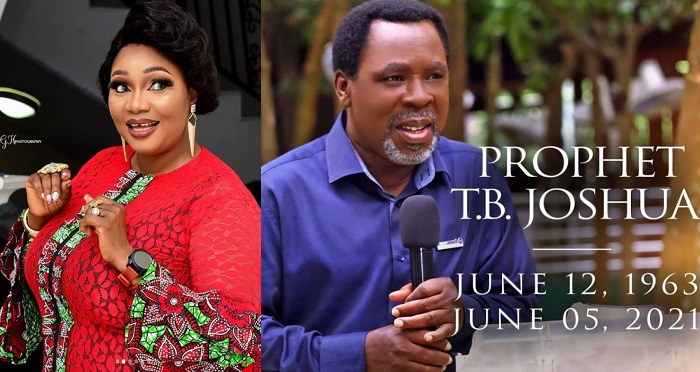 “How prophet TB Joshua’s spirit visited me shortly after he died” — Actress, Jaiye Kuti