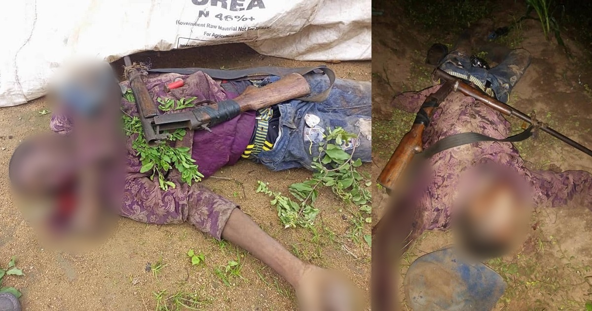 Kidnapper shot dead while attempting to collect ransom in Kogi (Graphic photos)